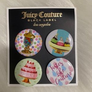 Juicy Couture Black Label Pin Small New Excellent Condition